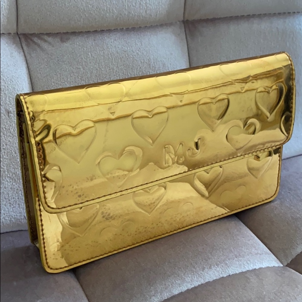 Marc Jacobs Gold Crossbody or Clutch